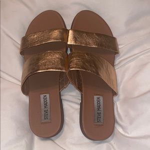 Steve Madden Rose Gold Sandals